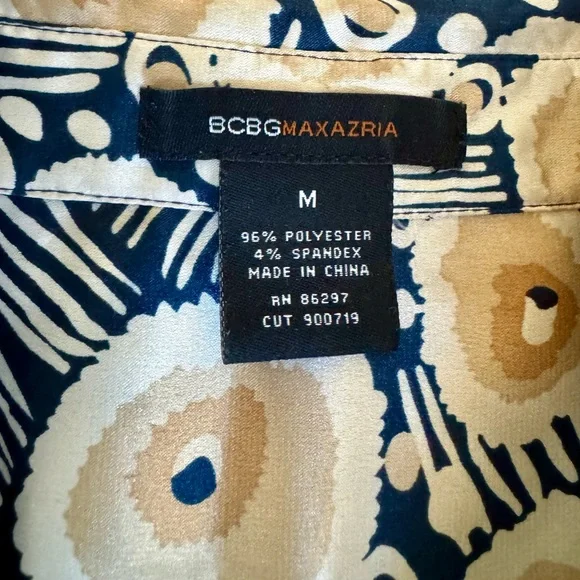 BCBG Designer Blouse Sz Med - Picture 12 of 13
